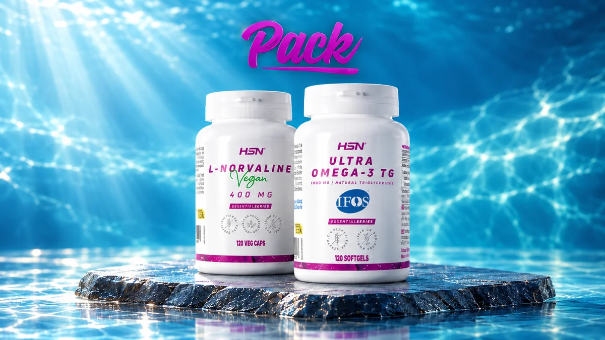 Pack Ultra Omega-3 + L-Norvaline (visuel illustratif non contractuel)